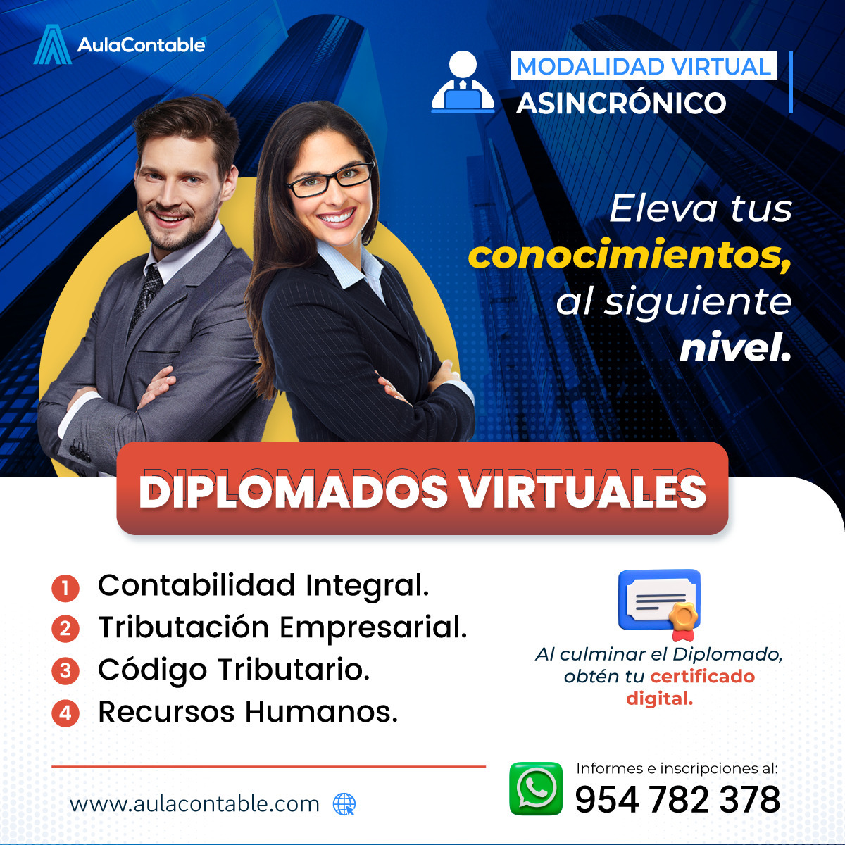 Banner  cursos virtuales contabilidad