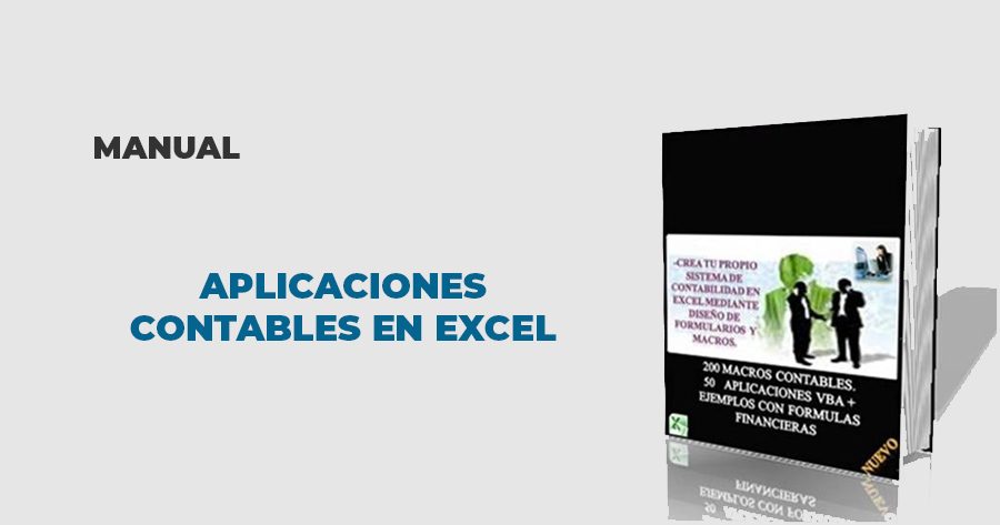 manual aplicaciones contables excel