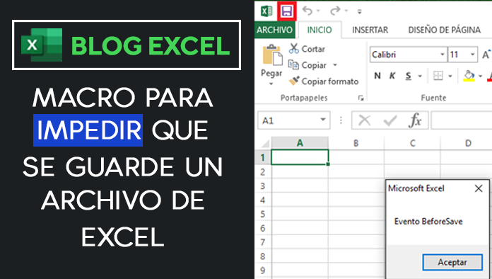 Macro Para Impedir Que Se Guarde Un Archivo De Excel Excel Contable 1148