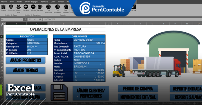 Macro para la Gestión de Inventarios para Almacén