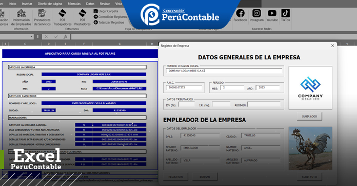 Macro para Carga Masiva de Trabajadores al PDT PLAME